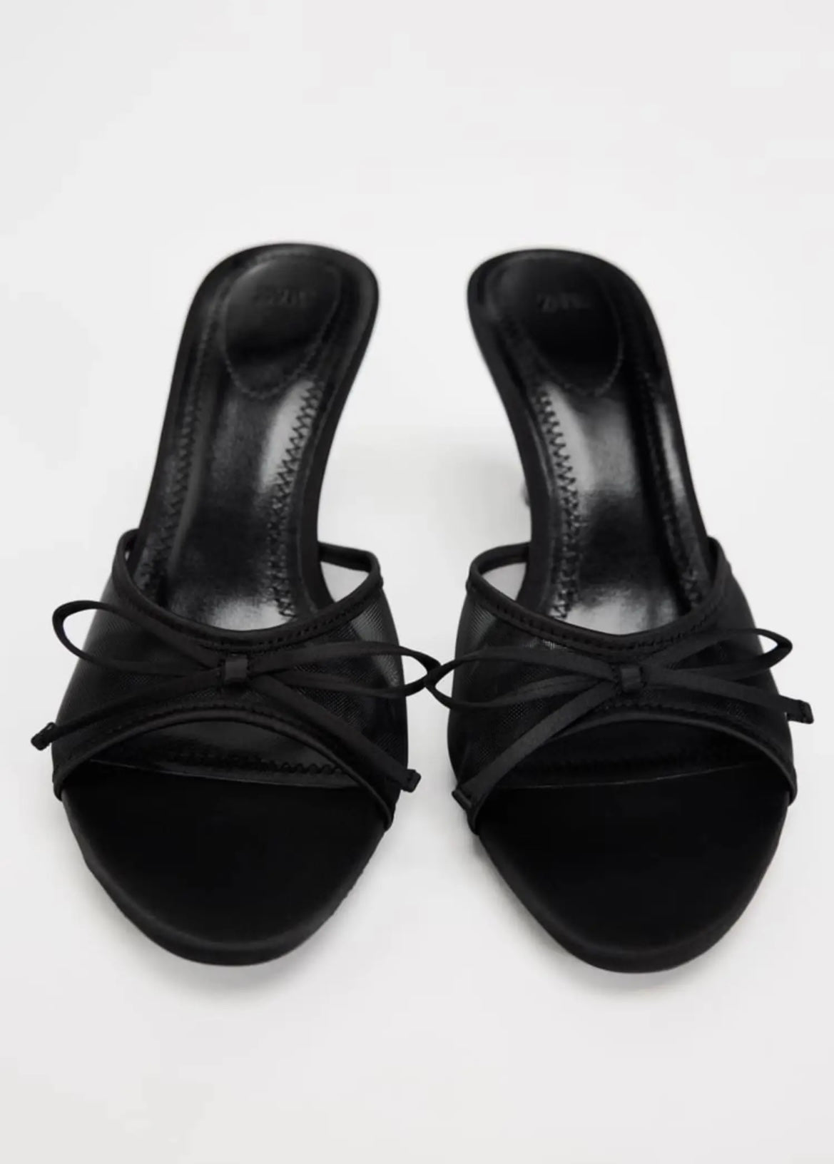 Cindy open toe pumps with ribbon - Ksarova