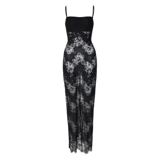 Lisa sheer lace maxi dress - Ksarova